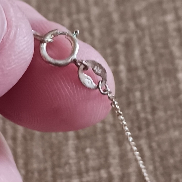 Gold Plated 925 Silver Delicate Necklace - Picture 3 of 10